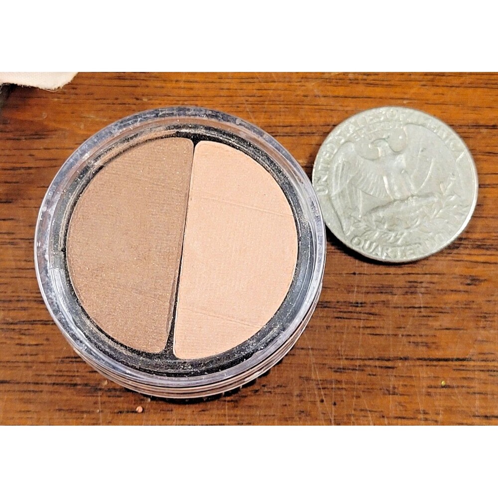 Merle Norman Luxiva Lasting Eyecolor Eyeshadow BISQUE/COLA .07 oz TRAVEL SIZE